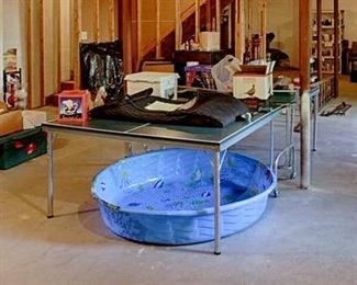 ONLINE AUCTION ITEM #42 - Ping pong table with accessories