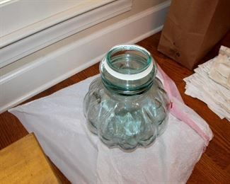 Large glass jar