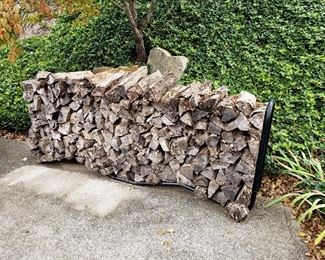 Firewood and rack