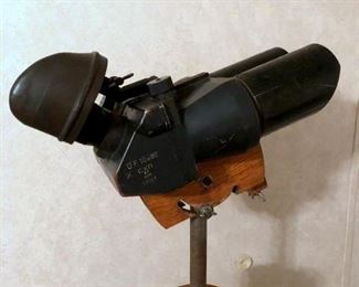 ONLINE AUCTION ITEM #46 - WWII German Anti-Aircraft Flak Binoculars - 1941 Carl Zeiss D.F. 10x80 CXN K.F.