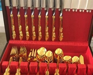 Community Goldtone Flatware