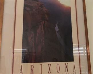 Arizona Highways Toroweap Overlook Grand Canyon 1990 Poster Framed
