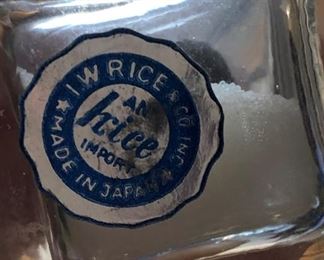 Vintage I W Rice Salt & Pepper Shakers