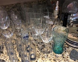 Asst Glassware...Coke