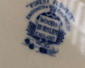 "Forest Flowers" Woods Burslem England