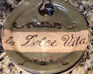 Wine and Appetizer Plates