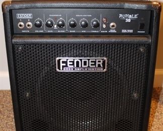 Fender Rumble 30 amplifier.