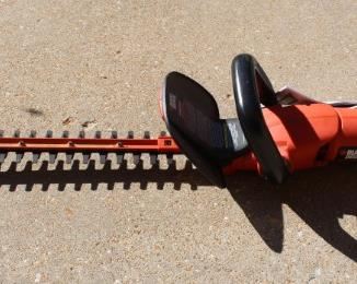 Black & Decker hedge trimmer.