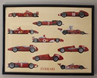 Ferrari poster. 