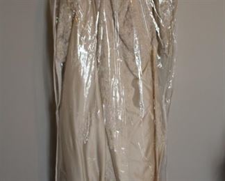 Vintage wedding gown.  