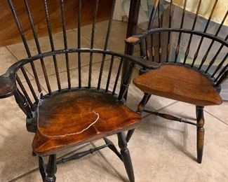 Wood doll chairs