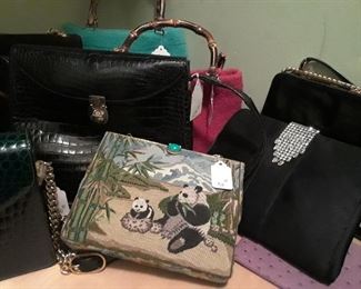 Italian and designer handbags. More not shown.