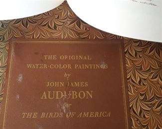 Two volumn Audubon books in original slip case. 1963.