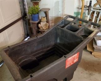 HARD VINYL YARD WHEELBARROW 