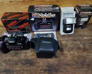 NISHIKA 3-D CAMERA & FLASH