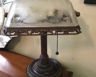 Iron vintage desk lamp