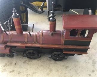 Big, Heavy, Nicely Detailed Wood Toy  Train Engine! 