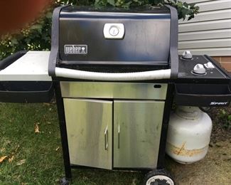Weber Grill and Tank