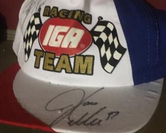 IGA Racing Team, Billed-Hat--Signed!