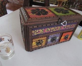 Kitschy wood box