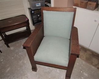 Mission oak chair