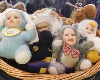 Assorted Cuddle kids collectibles 