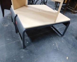 15" Tall solid welded metal laminate top benches (6) available 