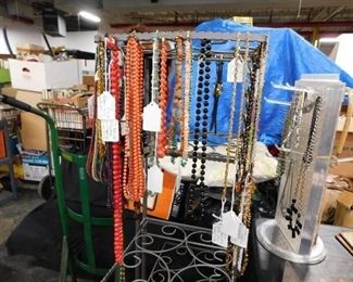 Assorted costume jewelry  