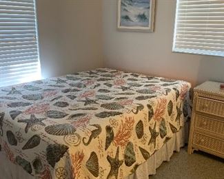 Queen Mattress/boxsping and frame. Two available. 