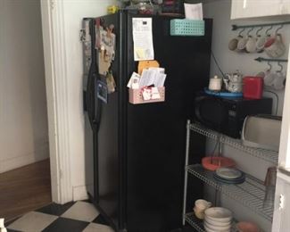 Fridge and other kitchen items