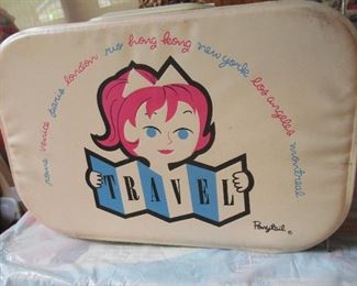 Vintage ponytail world traveler case