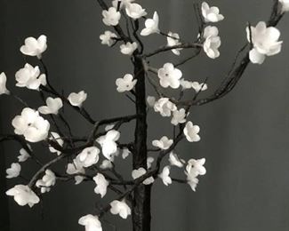45" Cherry Blossom lighted tree decor (works)