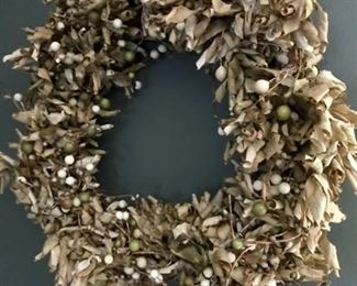 17" Dried Floral Wreath