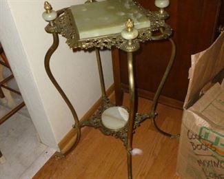 Marble top stand