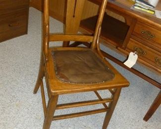 One of 4 matching old chairs