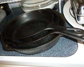 Cast iron pans