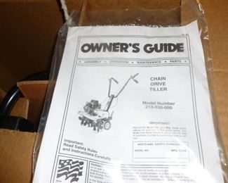 Never removed from the box Tiller