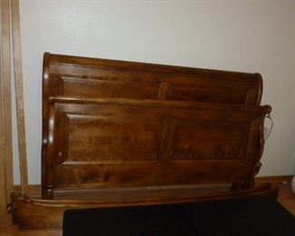 Matching Sleigh Bed headboard & footboard