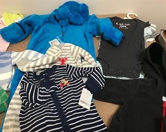 Large selection of new and gently worn newborn to 3T clothing.