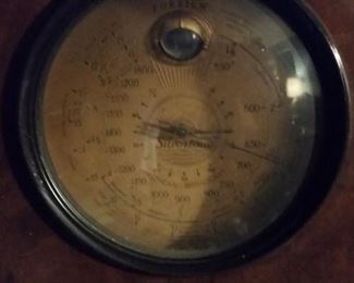 Closeup of radio dial