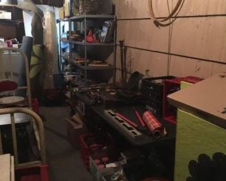 Hand tools, homemade puppet theater, vintage greatness