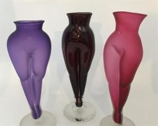 Quartet of Glass Torso Art https://ctbids.com/#!/description/share/258886