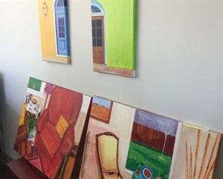Quartet of French Quarter Paintings by Paul Crombie https://ctbids.com/#!/description/share/259203
