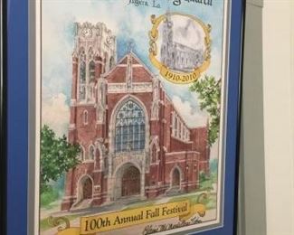 Holy Name of Mary Church Framed Poster https://ctbids.com/#!/description/share/259217