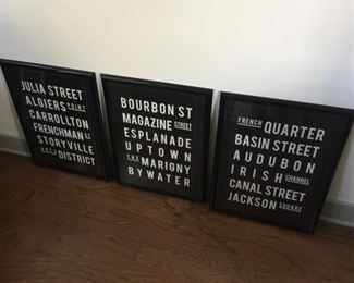 Streets of New Orleans Trio of Prints https://ctbids.com/#!/description/share/259225