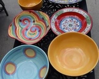 Six Colorful Hand-painted Bowls https://ctbids.com/#!/description/share/259232