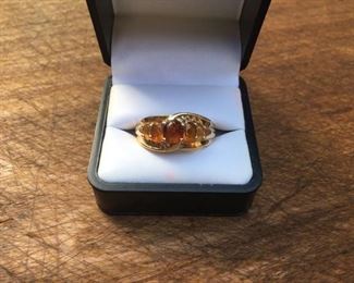 14K Gold and Citrine Ring https://ctbids.com/#!/description/share/259242