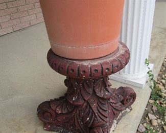 Outdoor cement lawn ornament