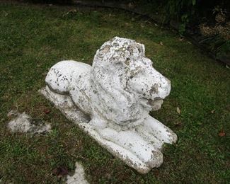 Outdoor cement lawn ornament