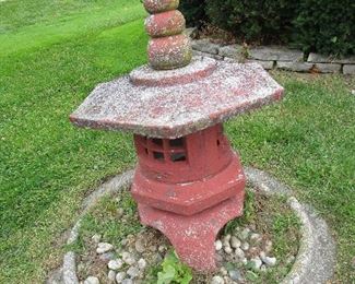 Outdoor cement lawn ornament